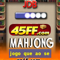 jogo que ao se cadastrar ganhar dinheiro